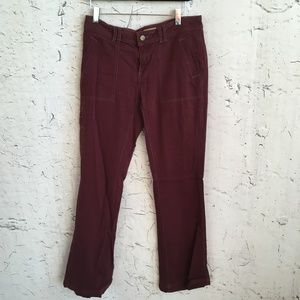 ROYAL ROBBINS BURGANDY PANTS 4
